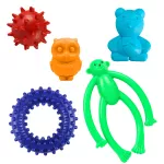 Kit Brinquedos Porte Pequeno Bichinhos Anel Bola - Big Bull Pet