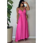 Vestido Viscose Rosa