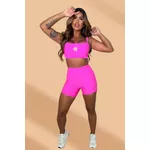 Conjunto Fitness Pink Jacquard Evolution