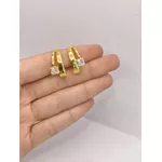 Brinco Ear Hook com Zircônia