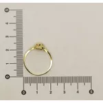 Anel com Zircônias 1mm