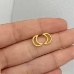 Brinco Lua Vazado P
