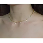 Choker de Pérolas 35cm + Extensor