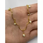 Choker de Pérolas 35cm + Extensor