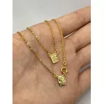 Escapulário Nossa Senhora do Carmo e Sagrado Coração 35cm