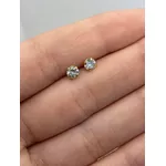 Brinco Redondo com Zircônia 4mm Fechado