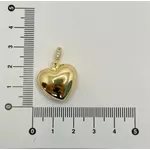 Pingente Coração Zircônia