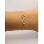 Pulseira Feminina Infinito 17cm + Extensor