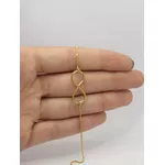 Pulseira Feminina Infinito 17cm + Extensor