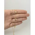 Pulseira Dupla De Bolinhas E Coração
