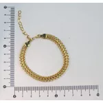 Pulseira Elos Entrelaçados 17,5cm + Extensor