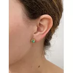 Brinco Coração Zircônia G