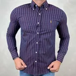 Camisa Manga Longa PRL Roxo⭐