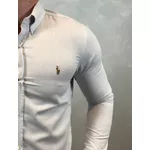 Camisa Manga Longa PRL Cinza ⭐