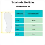Chinelo Slide HB Preto logo creme