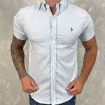 Camisa Manga Curta PRL Azul