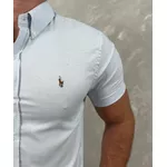 Camisa Manga Curta PRL Azul