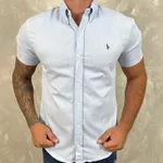 Camisa Manga Curta PRL Azul⭐