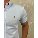 Camisa Manga Curta PRL Azul⭐