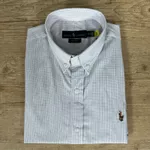 Camisa Manga Curta PRL Micro Xadrez⭐