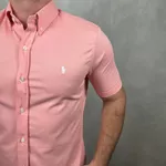 Camisa Manga Curta PRL Rosa⭐