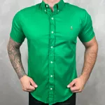 Camisa Manga Curta PRL Verde⭐