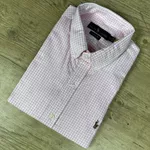 Camisa Manga Curta Xadrez PRL Rosa