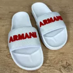 Chinelo Slide Armani Branco ⭐