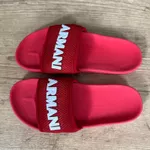 Chinelo Slide Armani Vermelho ⭐