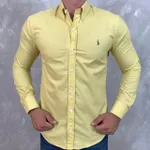 Camisa Manga Longa PRL Amarelo⭐