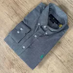 Camisa Manga Longa PRL Cinza⭐