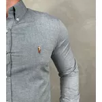 Camisa Manga Longa PRL Cinza⭐