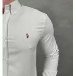 Camisa Manga Longa PRL Creme⭐