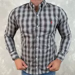 Camisa Manga Longa PRL Xadrez ⭐