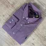 Camisa Manga Longa PRL Xadrez Lilás ⭐
