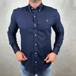 Camisa Manga Longa PRL Azul