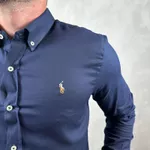 Camisa Manga Longa PRL Azul