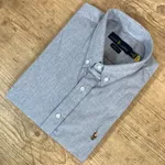Camisa Manga Curta PRL Cinza⭐