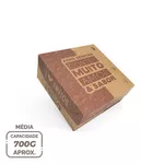 CAIXA PARA FRITURAS DELIVERY MÉDIA KRAFT GOURMET - 50 UNIDADES