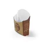 EMBALAGEM PARA BATATA FRITA TRADICIONAL KRAFT GOURMET - 50 UNIDADES
