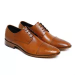 Sapato Social Ettore, Trajano - Couro Caramelo