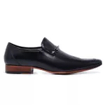 Sapato Casual Ettore, Livorno - Couro Preto