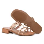 Sandália spikes duas tiras