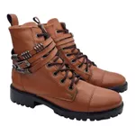Bota Garota Fivela Preta