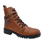 Bota Garota Fivela Preta