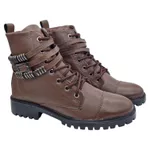 Bota Garota Fivela Preta