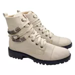 Bota Garota Fivela Preta