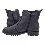 Bota Chelsea Couro Preta