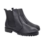 Bota Chelsea Couro Preta