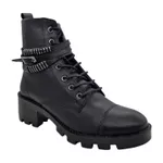 Bota Garota Fivela Preta